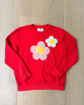 flower sweatshirt, XL