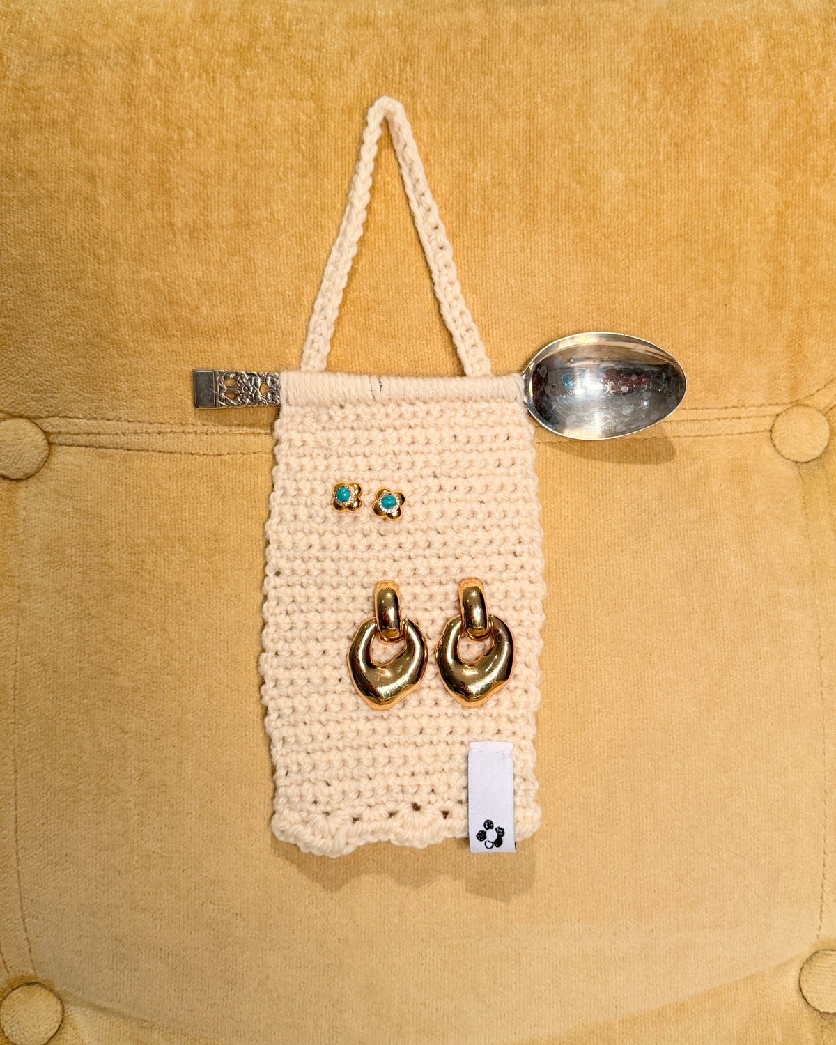 jewelry hanger, small spoon no.1