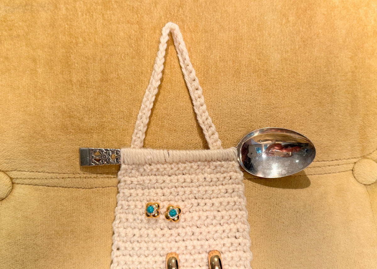 jewelry hanger, small spoon no.1