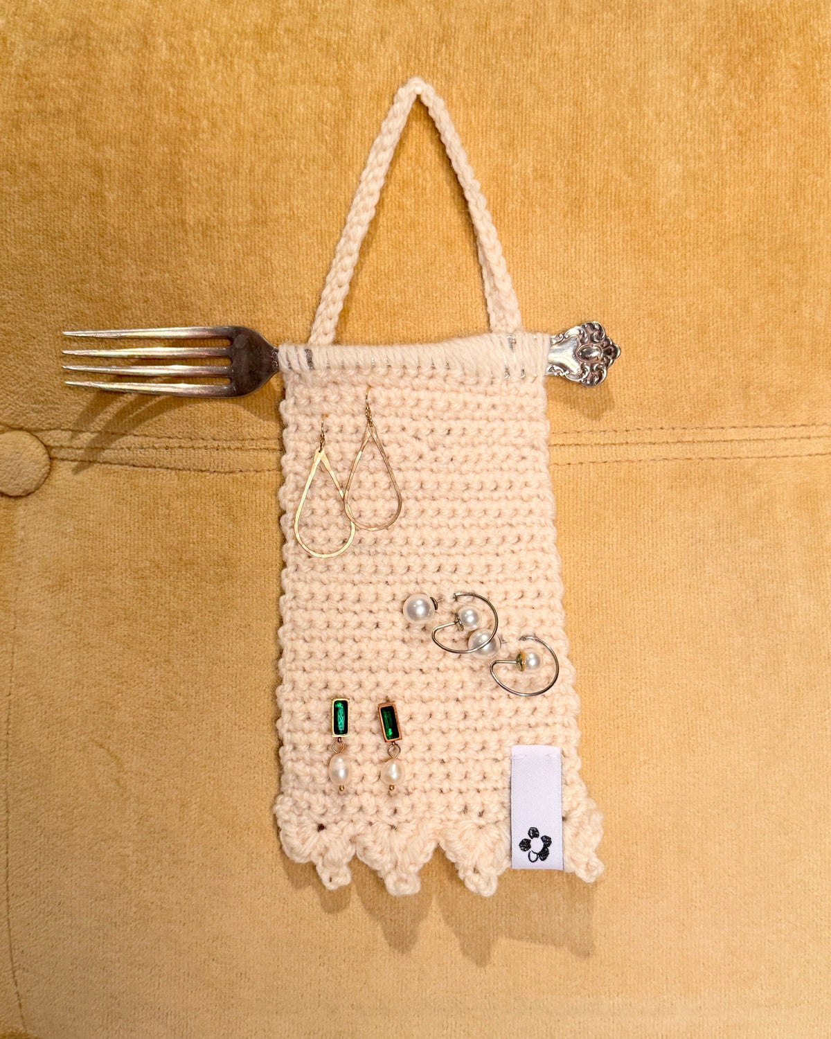 jewelry hanger, small fork no.1