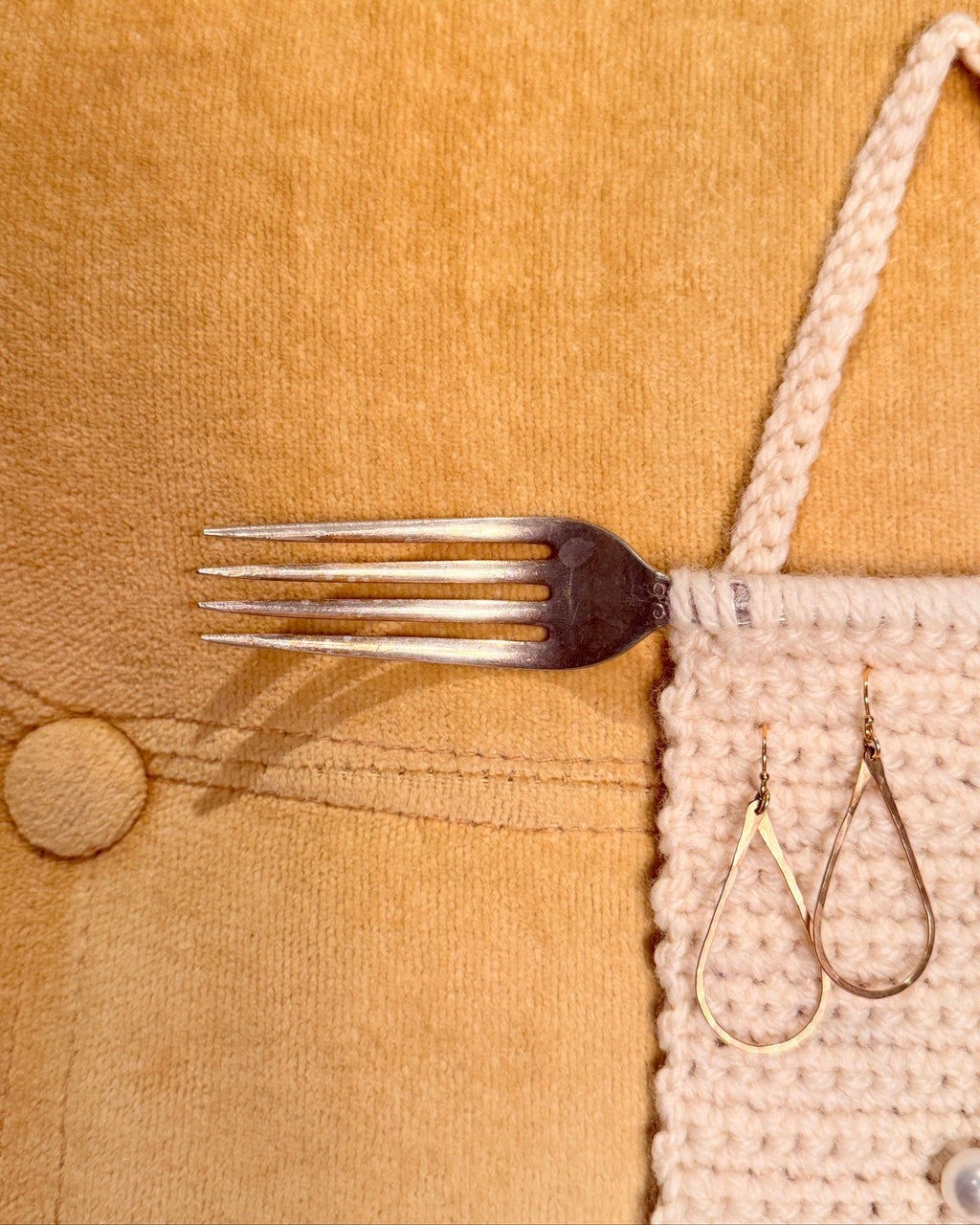 jewelry hanger, small fork no.1