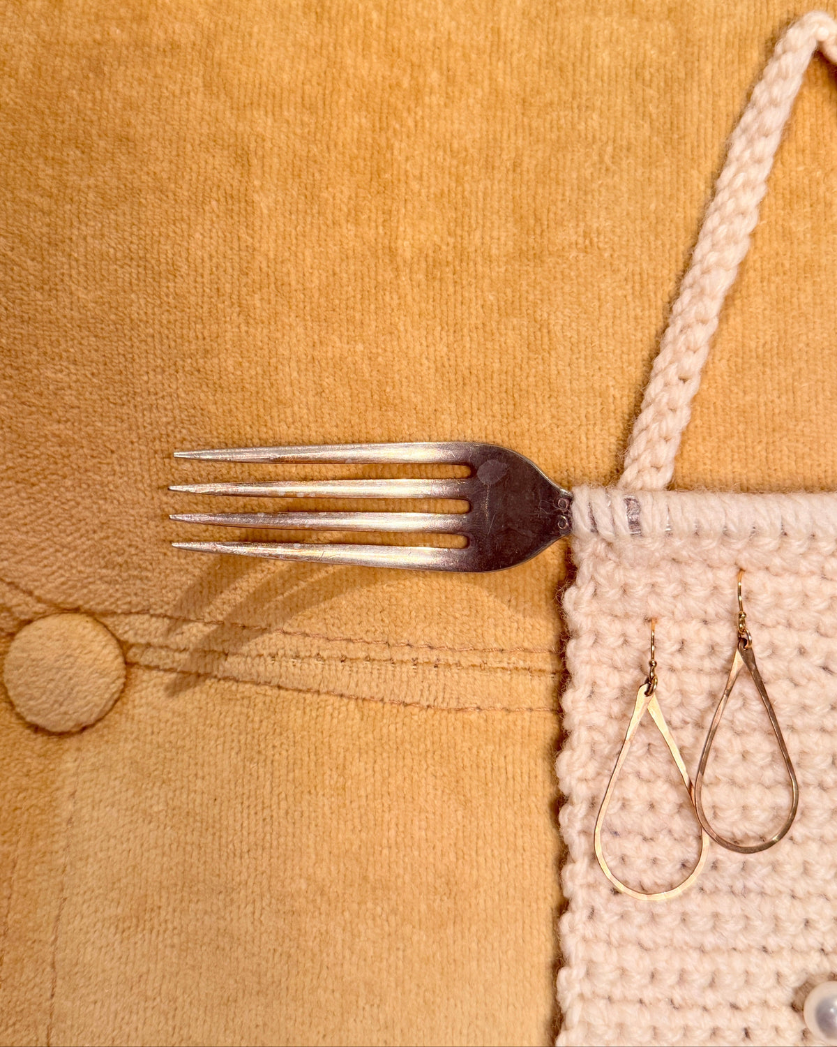 jewelry hanger, small fork no.1