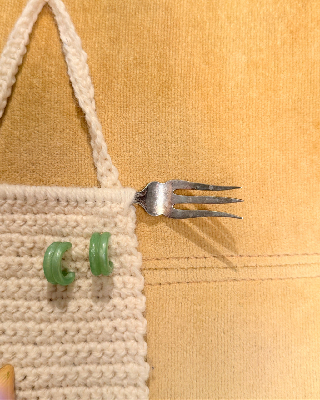jewelry hanger, small fork no.2